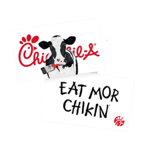 $25 to Chick-fil-a