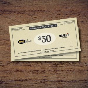 $50 Rewards Certificate