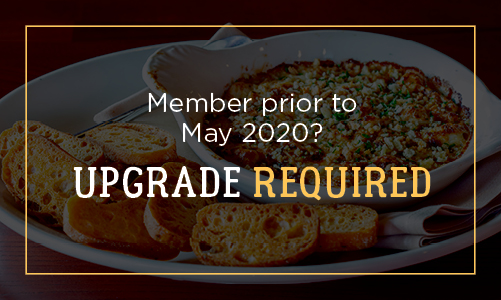 Member prior to May 2020? Click or tap here to upgrade your account.